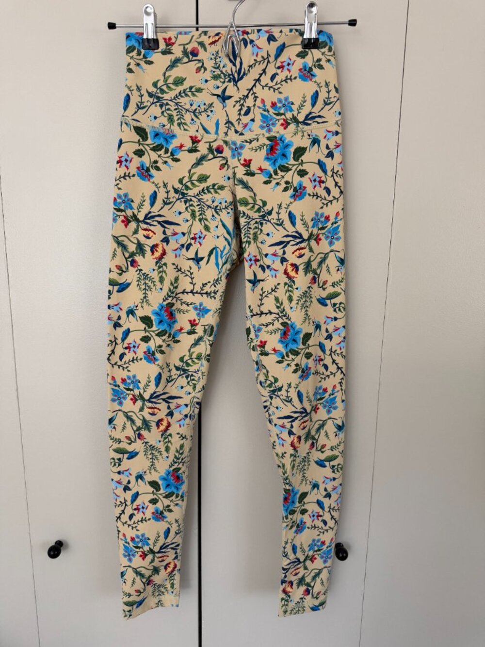 DYI Botanical Floral Hummingbird High Rise Leggings Size S